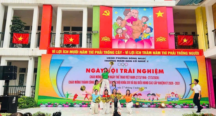 Sôi nổi Ngày hội trải nghiệm tại trường Mầm Non Cổ Nhuế 2- Ảnh 4.