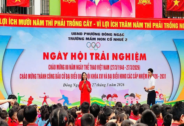 Sôi nổi Ngày hội trải nghiệm tại trường Mầm Non Cổ Nhuế 2- Ảnh 11.