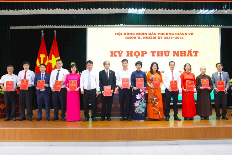Phường Giảng Võ kiện toàn bộ máy chính quyền nhiệm kỳ 2026-2031- Ảnh 2.