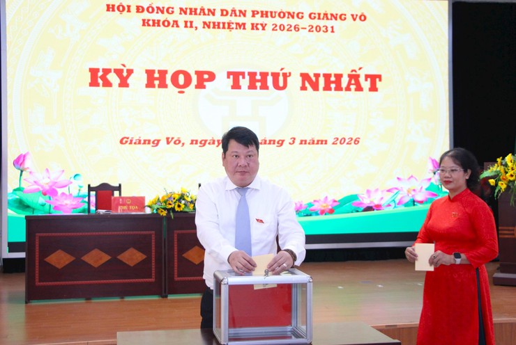 Phường Giảng Võ kiện toàn bộ máy chính quyền nhiệm kỳ 2026-2031- Ảnh 1.