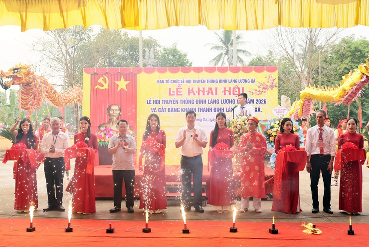 Khai mạc Lễ hội truyền thống và khánh thành tu bổ Đình làng Lương Xá năm 2026- Ảnh 12.