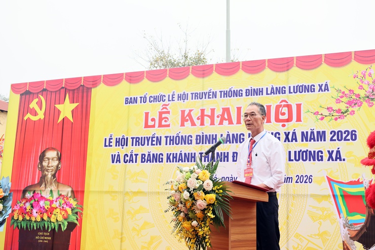 Khai mạc Lễ hội truyền thống và khánh thành tu bổ Đình làng Lương Xá năm 2026- Ảnh 7.