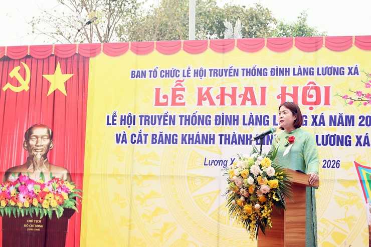 Khai mạc Lễ hội truyền thống và khánh thành tu bổ Đình làng Lương Xá năm 2026- Ảnh 9.