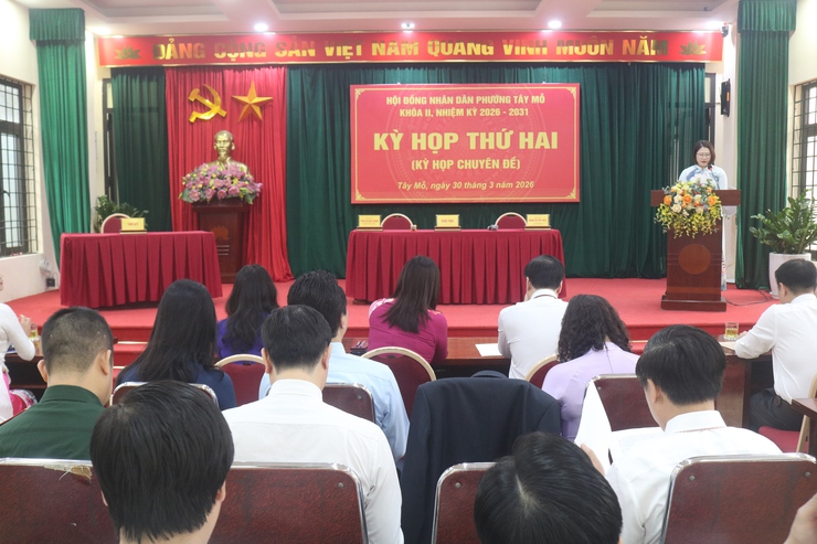 Kỳ họp thứ Hai (Kỳ họp chuyên đề) HĐND phường khóa II, nhiệm kỳ 2026-2031

- Ảnh 1.