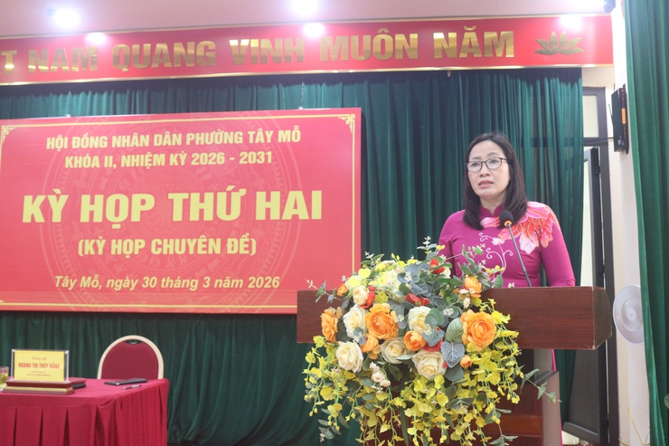 Kỳ họp thứ Hai (Kỳ họp chuyên đề) HĐND phường khóa II, nhiệm kỳ 2026-2031

- Ảnh 4.