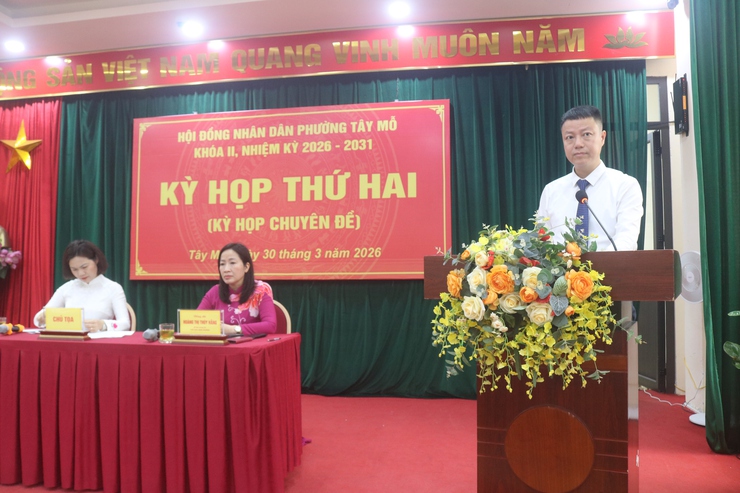 Kỳ họp thứ Hai (Kỳ họp chuyên đề) HĐND phường khóa II, nhiệm kỳ 2026-2031

- Ảnh 2.
