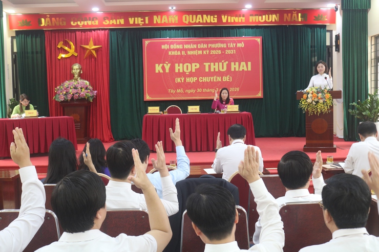 Kỳ họp thứ Hai (Kỳ họp chuyên đề) HĐND phường khóa II, nhiệm kỳ 2026-2031

- Ảnh 3.