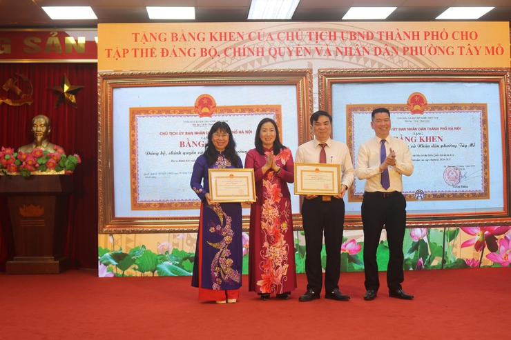 Phường Tây Mỗ tổng kết công tác tổ chức bầu cử đại biểu Quốc hội khóa XVI và đại biểu HĐND các cấp nhiệm kỳ 2026-2031- Ảnh 4.