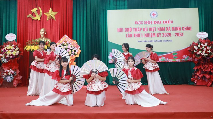 Xã Minh Châu tổ chức thành công Đại hội Hội Chữ thập đỏ lần thứ I, nhiệm kỳ 2026–2031.- Ảnh 1.
