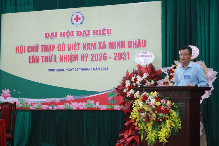 Xã Minh Châu tổ chức thành công Đại hội Hội Chữ thập đỏ lần thứ I, nhiệm kỳ 2026–2031.- Ảnh 4.