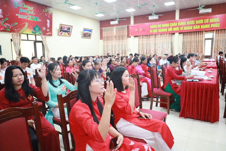 Xã Minh Châu tổ chức thành công Đại hội Hội Chữ thập đỏ lần thứ I, nhiệm kỳ 2026–2031.- Ảnh 8.