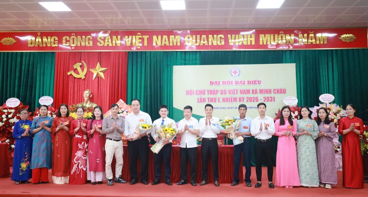 Xã Minh Châu tổ chức thành công Đại hội Hội Chữ thập đỏ lần thứ I, nhiệm kỳ 2026–2031.- Ảnh 10.