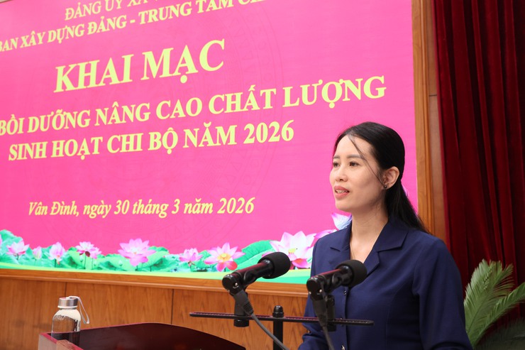 Vân Đình khai mạc lớp bồi dưỡng nâng cao chất lượng sinh hoạt chi bộ năm 2026- Ảnh 1.