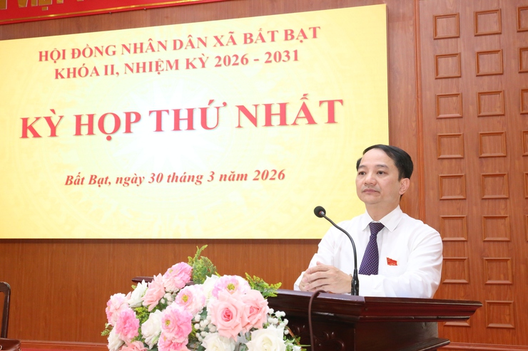 Kỳ họp thứ nhất HĐND xã Bất Bạt khóa II, nhiệm kỳ 2026-2031 thành công tốt đẹp- Ảnh 3.