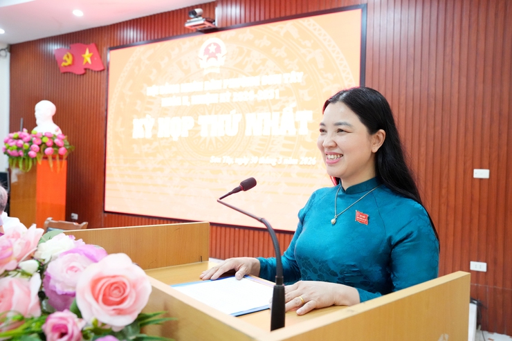 KỲ HỌP THỨ NHẤT HĐND PHƯỜNG SƠN TÂY KHÓA II, NHIỆM KỲ 2026 - 2031 PHƯỜNG SƠN TÂY- Ảnh 2.
