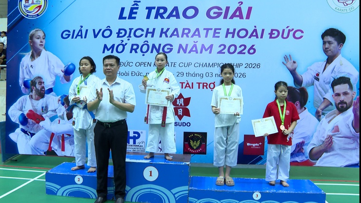 Hơn 500 võ sinh tranh tài tại Giải Vô địch Karate Hoài Đức mở rộng 2026- Ảnh 11.