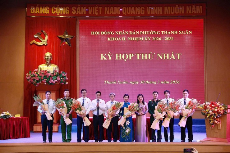 Phường Thanh Xuân tổ chức thành công Kỳ họp thứ Nhất HĐND phường khóa II, nhiệm kỳ 2026-2031- Ảnh 7.