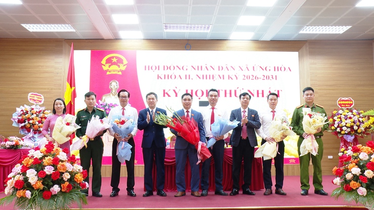 KỲ HỌP THỨ NHẤT HĐND XÃ ỨNG HOÀ KHÓA II, NHIỆM KỲ 2026-2031 THÀNH CÔNG TỐT ĐẸP.- Ảnh 5.