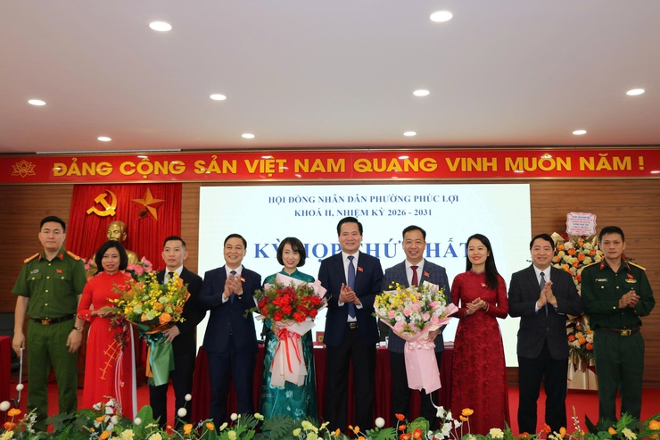 Kỳ họp thứ Nhất HĐND phường Phúc Lợi khóa II nhiệm kỳ 2026 - 2031- Ảnh 4.