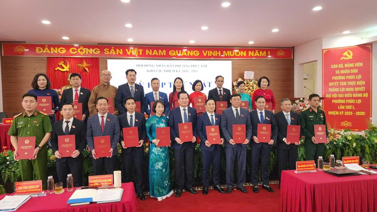 Kỳ họp thứ Nhất HĐND phường Phúc Lợi khóa II nhiệm kỳ 2026 - 2031- Ảnh 2.