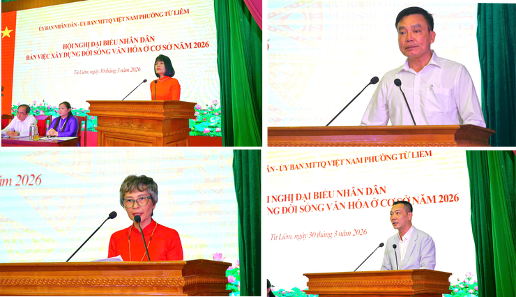 Hội nghị đại biểu nhân dân bàn việc xây dựng đời sống văn hóa ở cơ sở năm 2026 tại phường Từ Liêm- Ảnh 3.