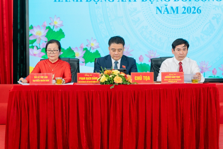 Phường Bồ Đề tổ chức thành công Hội nghị Đại biểu nhân dân năm 2026- Ảnh 12.