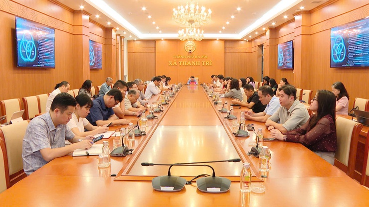 THANH TRÌ THAM DỰ HỘI NGHỊ TRỰC TUYẾN TRIỂN KHAI NGHỊ QUYẾT 02 CỦA BỘ CHÍNH TRỊ- Ảnh 1.