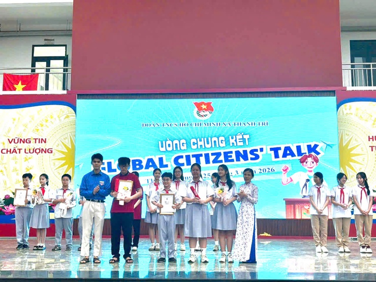 SÔI NỔI, HẤP DẪN VÒNG CHUNG KẾT CUỘC THI TIẾNG ANH “GLOBAL CITIZENS’ TALK” LẦN THỨ I NĂM 2026 THÀNH CÔNG RỰC RỠ- Ảnh 10.