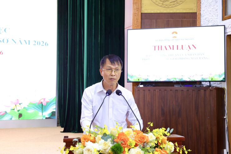 HỘI NGHỊ ĐẠI BIỂU NHÂN DÂN XÃ THƯ LÂM BÀN VIỆC XÂY DỰNG ĐỜI SỐNG VĂN HÓA Ở CƠ SỞ 
NĂM 2026
- Ảnh 19.