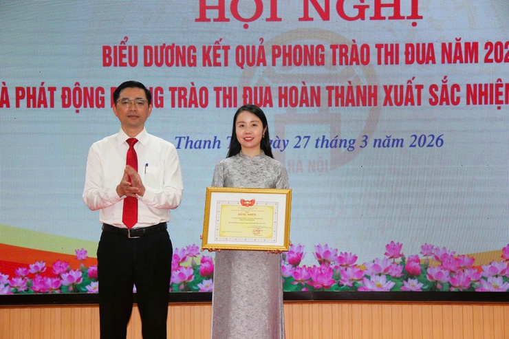 Xã Thanh Trì tổng kết phong trào thi đua năm 2025, phát động thi đua năm 2026 và tổng kết công tác bầu cử- Ảnh 7.