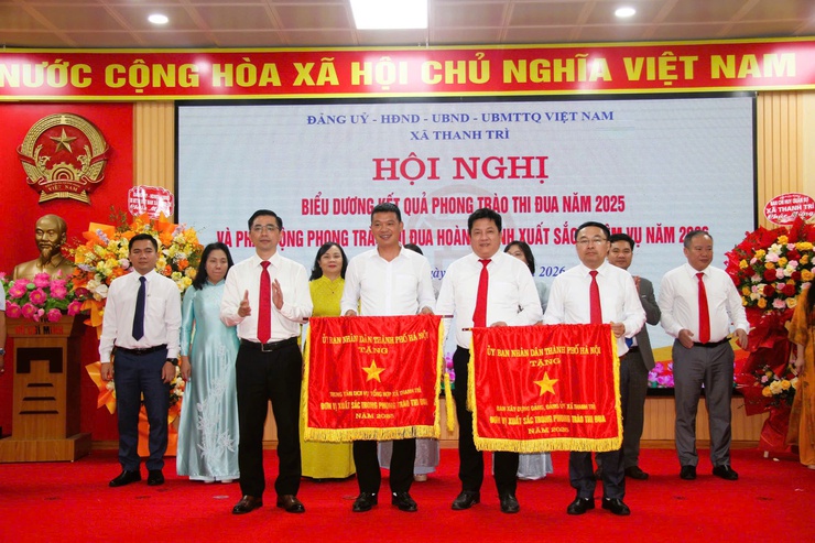 Xã Thanh Trì tổng kết phong trào thi đua năm 2025, phát động thi đua năm 2026 và tổng kết công tác bầu cử- Ảnh 8.