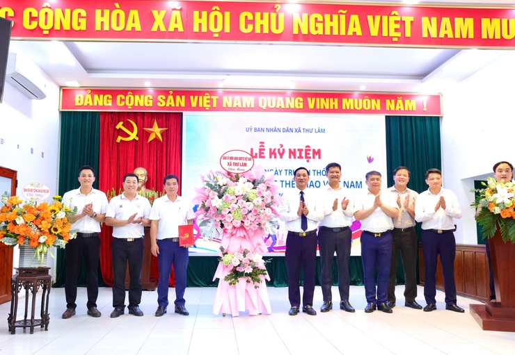 UBND xã Thư Lâm tổ chức Lễ mít tinh kỷ niệm 80 năm Ngày truyền thống Ngành Thể dục thể thao Việt Nam (27/3/1946 – 27/3/2026)- Ảnh 4.