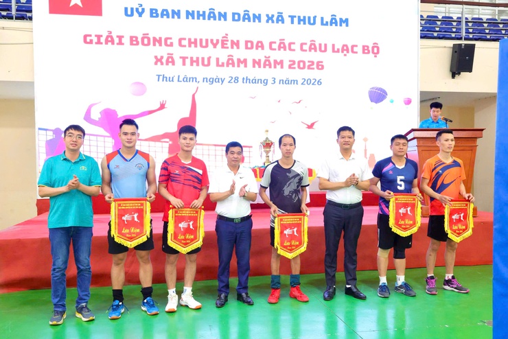 UBND XÃ THƯ LÂM TỔ CHỨC GIẢI BÓNG CHUYỀN DA CÁC CÂU LẠC BỘ NĂM 2026- Ảnh 13.