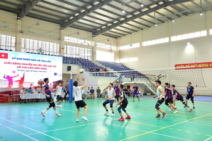 UBND XÃ THƯ LÂM TỔ CHỨC GIẢI BÓNG CHUYỀN DA CÁC CÂU LẠC BỘ NĂM 2026- Ảnh 9.