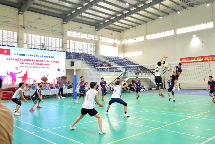 UBND XÃ THƯ LÂM TỔ CHỨC GIẢI BÓNG CHUYỀN DA CÁC CÂU LẠC BỘ NĂM 2026- Ảnh 10.