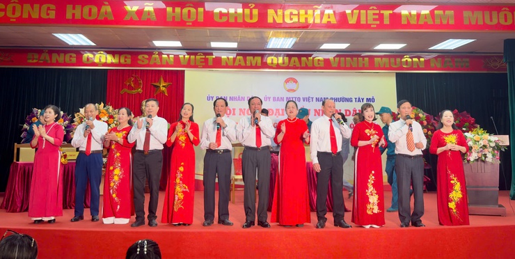 Phường Tây Mỗ Hội nghị Đại biểu nhân dân năm 2026 với chủ đề "Bàn việc xây dựng đời sống văn hóa ở cơ sở"- Ảnh 1.