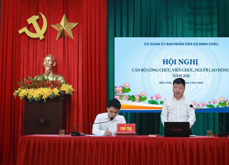 Minh Châu phát huy dân chủ, triển khai nhiệm vụ năm 2026 với quyết tâm cao.- Ảnh 3.