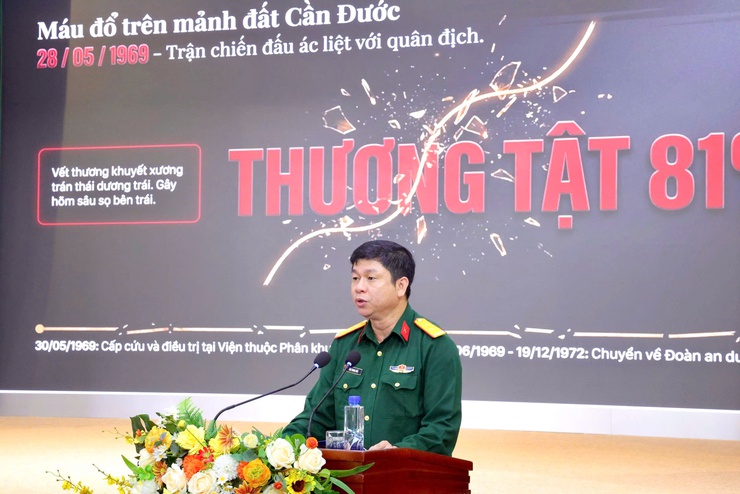 XÃ THƯ LÂM TỔ CHỨC LỄ CÔNG BỐ QUYẾT ĐỊNH VÀ TRAO BẰNG “TỔ QUỐC GHI CÔNG” ĐỐI VỚI LIỆT SĨ ĐÀO QUANG SÂM- Ảnh 6.