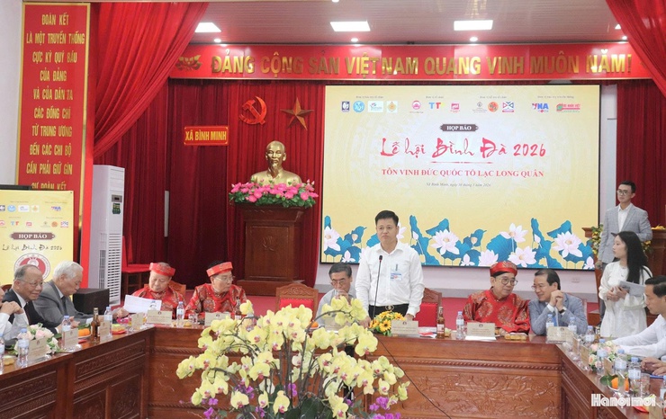Lễ hội Bình Đà 2026: Tôn vinh Quốc Tổ Lạc Long Quân, lan tỏa “hào khí Lạc Hồng”- Ảnh 2.