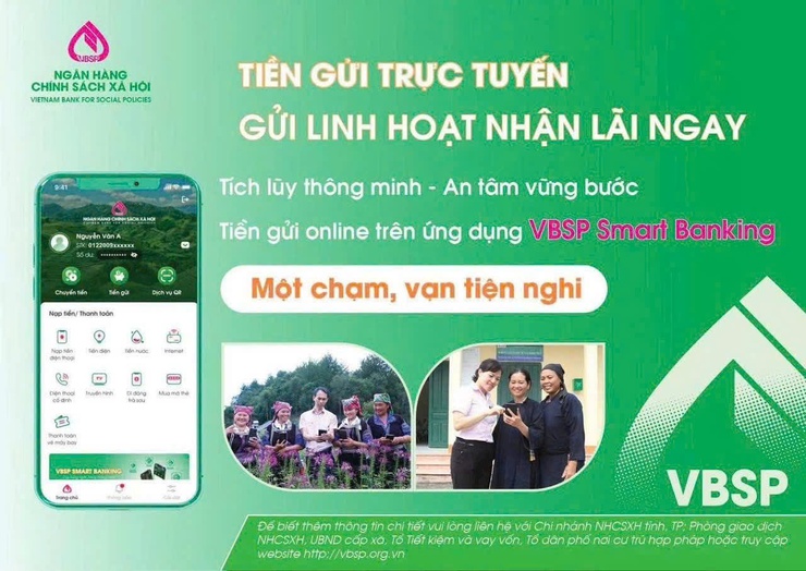 GỬI TIỀN TRỰC TUYẾN NGÂN HÀNG CHÍNH SÁCH XÃ HỘI: GỬI TẠI NHÀ – CÓ LÃI – AN TOÀN- Ảnh 3.