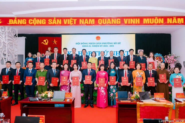 PHƯỜNG BỒ ĐỀ TỔ CHỨC KỲ HỌP THỨ NHẤT HĐND PHƯỜNG KHÓA II, NHIỆM KỲ 2026–2031 - Ảnh 14.