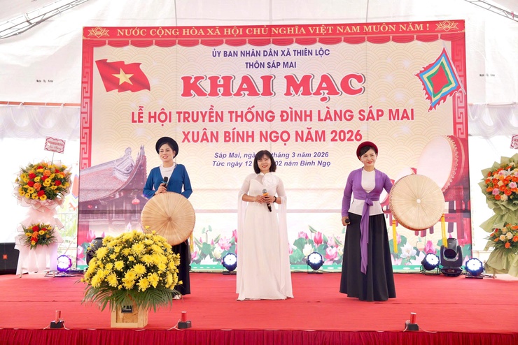 Lễ hội truyền thống Đình làng Sáp Mai xuân Bính Ngọ năm 2026- Ảnh 16.