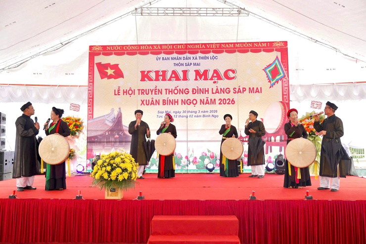 Lễ hội truyền thống Đình làng Sáp Mai xuân Bính Ngọ năm 2026- Ảnh 15.
