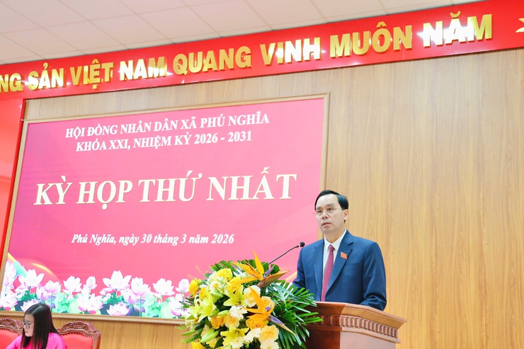 Phú Nghĩa tổ chức thành công Kỳ họp thứ nhất Hội đồng nhân dân xã khóa XXI, nhiệm kỳ 2026-2031- Ảnh 2.