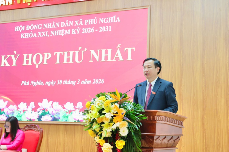 Phú Nghĩa tổ chức thành công Kỳ họp thứ nhất Hội đồng nhân dân xã khóa XXI, nhiệm kỳ 2026-2031- Ảnh 3.