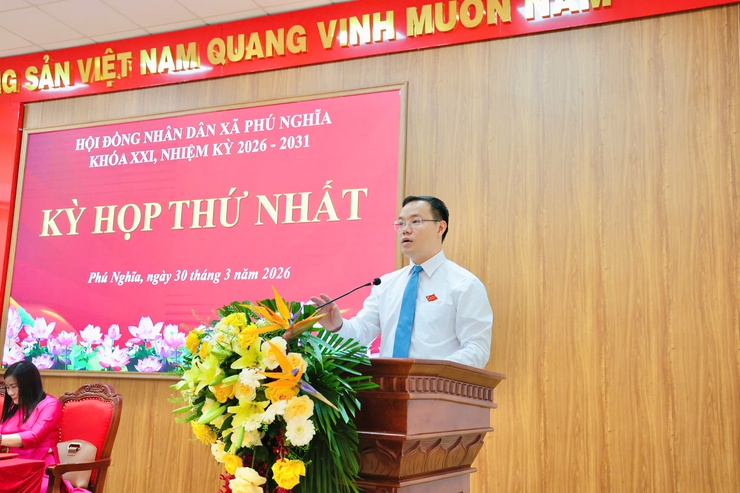 Phú Nghĩa tổ chức thành công Kỳ họp thứ nhất Hội đồng nhân dân xã khóa XXI, nhiệm kỳ 2026-2031- Ảnh 17.