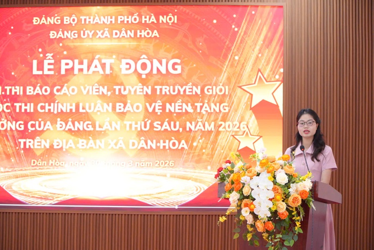 DÂN HÒA PHÁT ĐỘNG HAI CUỘC THI LỚN NĂM 2026: CHÍNH LUẬN VÀ BÁO CÁO VIÊN, TUYÊN TRUYỀN VIÊN GIỎI NĂM 2026.- Ảnh 4.