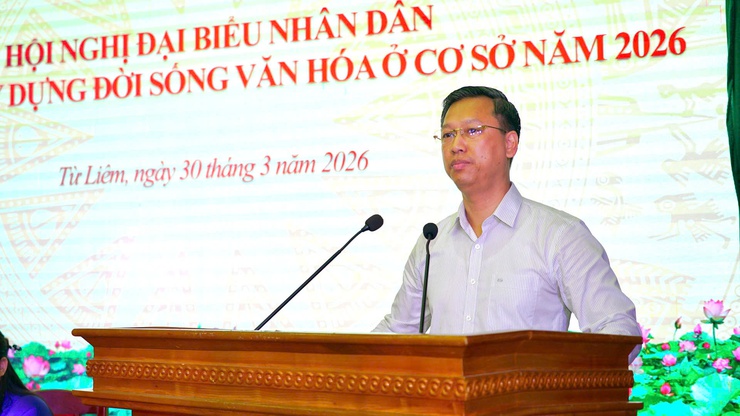 Hội nghị đại biểu nhân dân bàn việc xây dựng đời sống văn hóa ở cơ sở năm 2026 tại phường Từ Liêm- Ảnh 4.