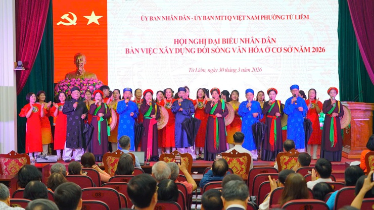 Hội nghị đại biểu nhân dân bàn việc xây dựng đời sống văn hóa ở cơ sở năm 2026 tại phường Từ Liêm- Ảnh 7.