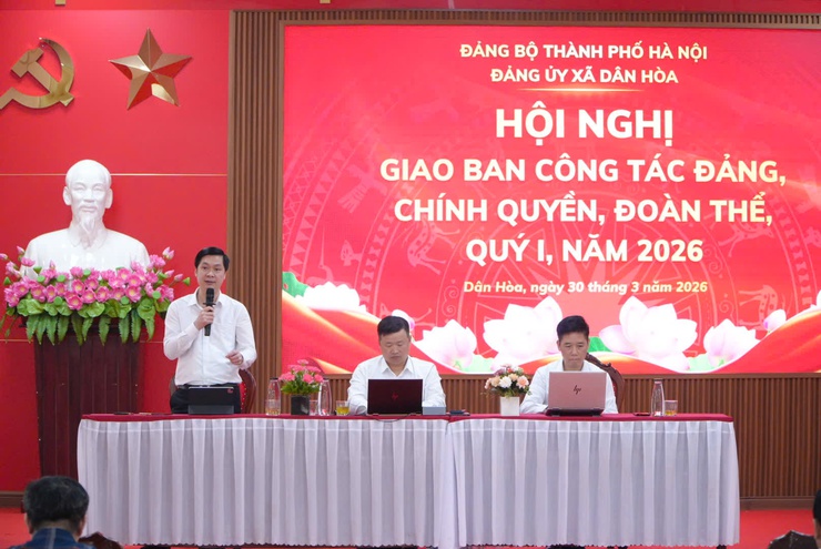 DÂN HÒA: GIAO BAN CÔNG TÁC ĐẢNG, CHÍNH QUYỀN, ĐOÀN THỂ QUÝ 1/2026 - NHIỀU KẾT QUẢ NỔI BẬT TRÊN CÁC LĨNH VỰC- Ảnh 6.